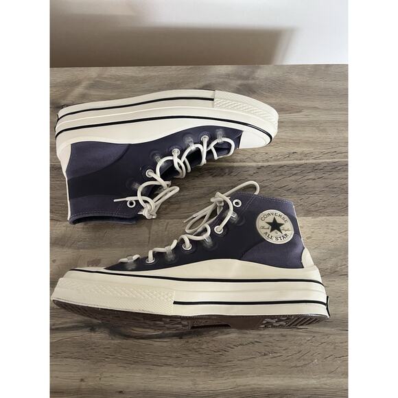 Converse Chuck 70 Utility Hybrid High Top Sneakers Fusion Steel Egret Mens 9.5 - Picture 6 of 11